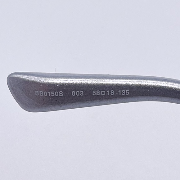 NEW BALENCIAGA BB0150S 003 WOMEN’S SUNGLASSES BB0150S SILVER - Picture 12 of 14